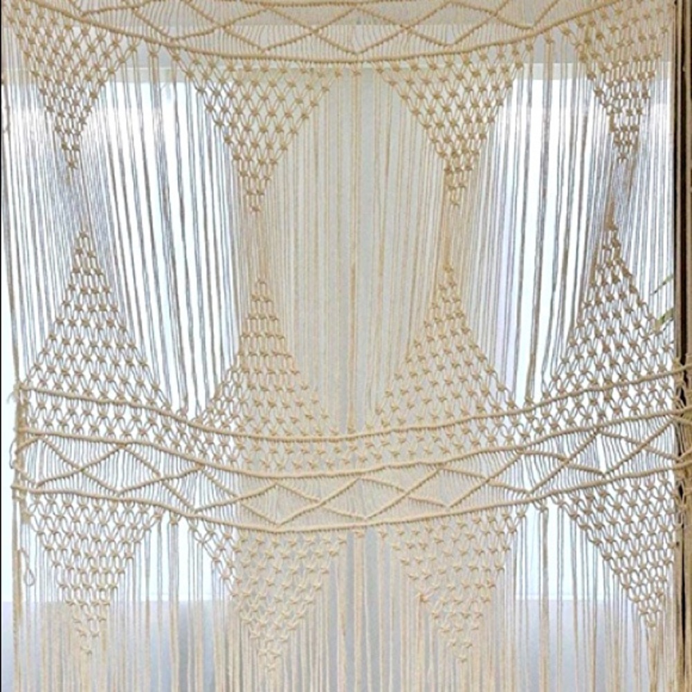 Geometric Macrame Indie Hippie Living Room/Bedroom/Dorm/Wall/Home Decor/Art - Picture 5 of 7